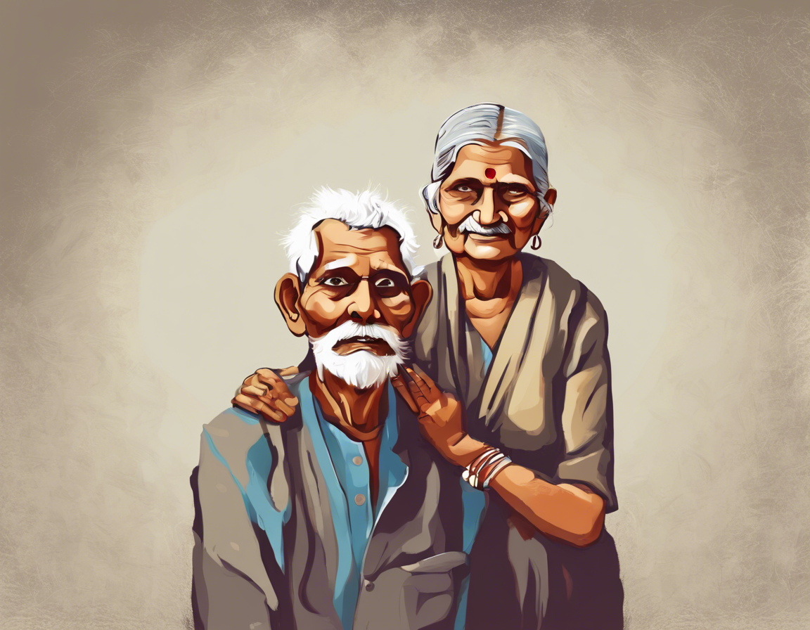 Romantic Monsoon Memories: Rimjhim Gire Sawan for Elderly Couple